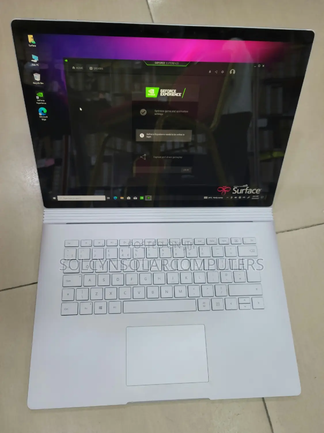 Laptop Microsoft Surface Book 2 16GB Intel Core I7 SSD 512GB
