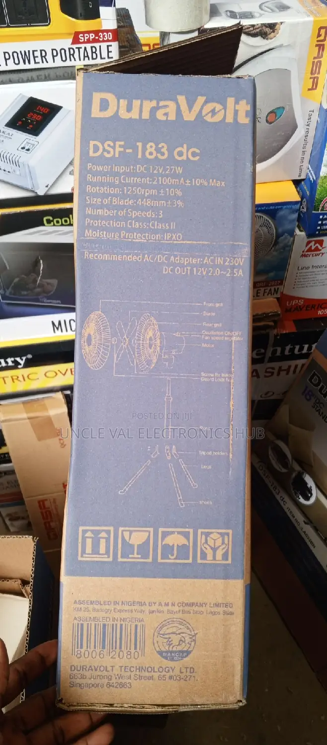 Duravolt 18" Dc Standing Fan