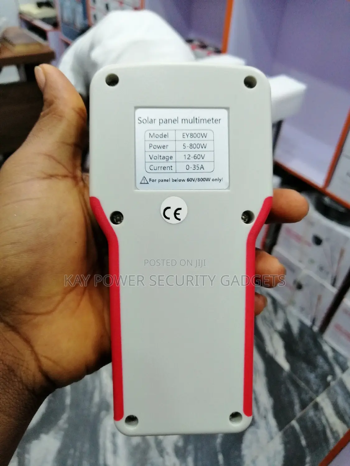 800 Watt Solar Panels Multimeter