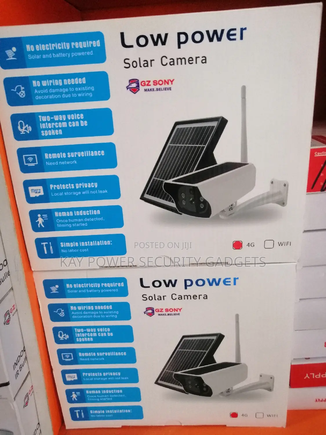 Low Power 4g Solar Camera
