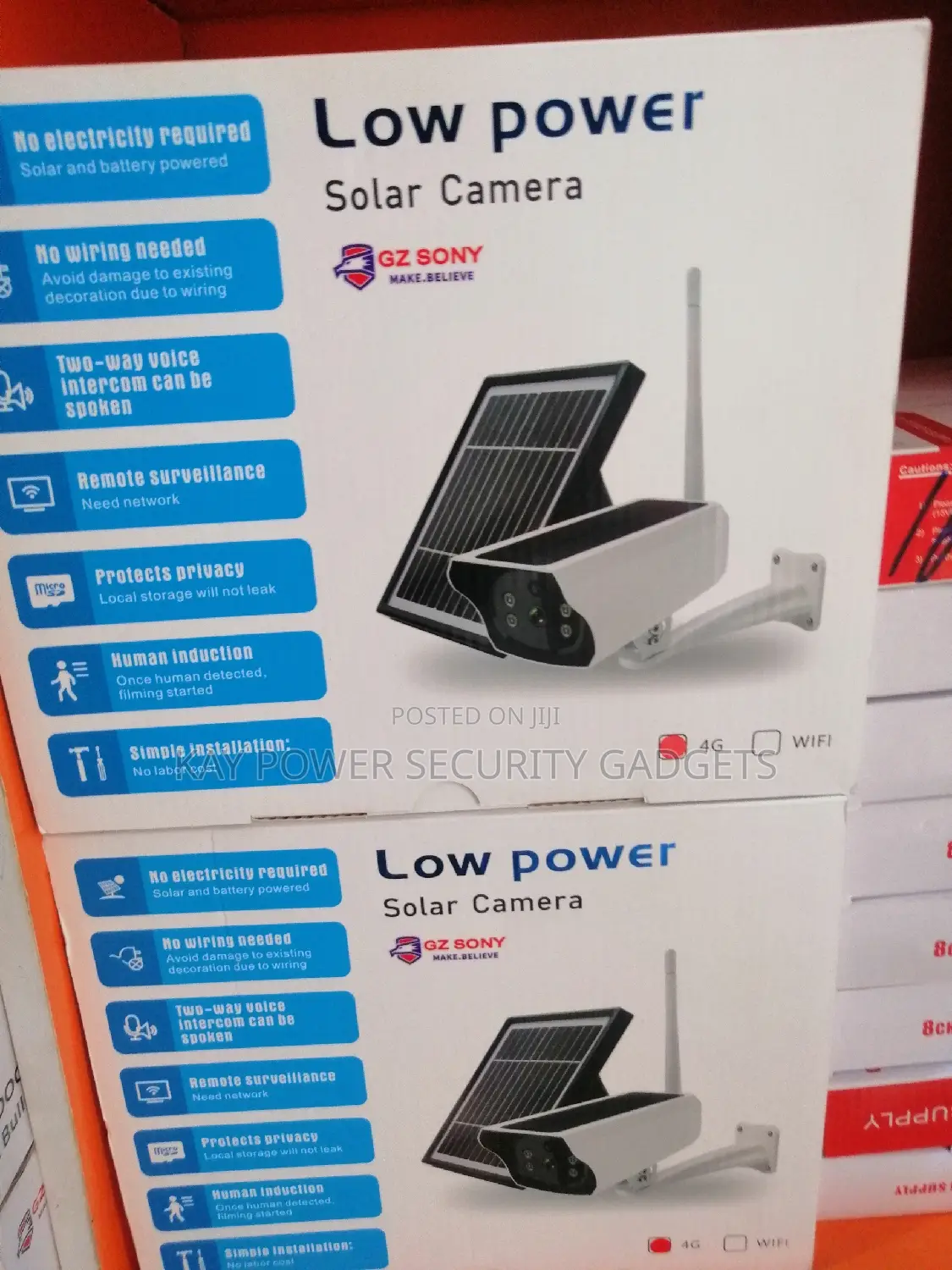 Low Power 4g Solar Camera
