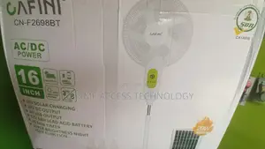 16inchs CAFINI AC/DC Solar Energy Fan
