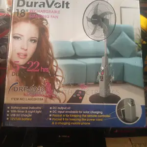 Duravolt Rechargeable Fan Long Last