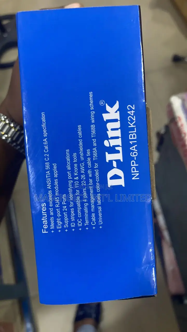 D-Link Cat6a 24-Port Patch Panel