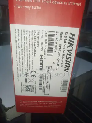 Hikvison HD DVR 7200 Series 8hqhi