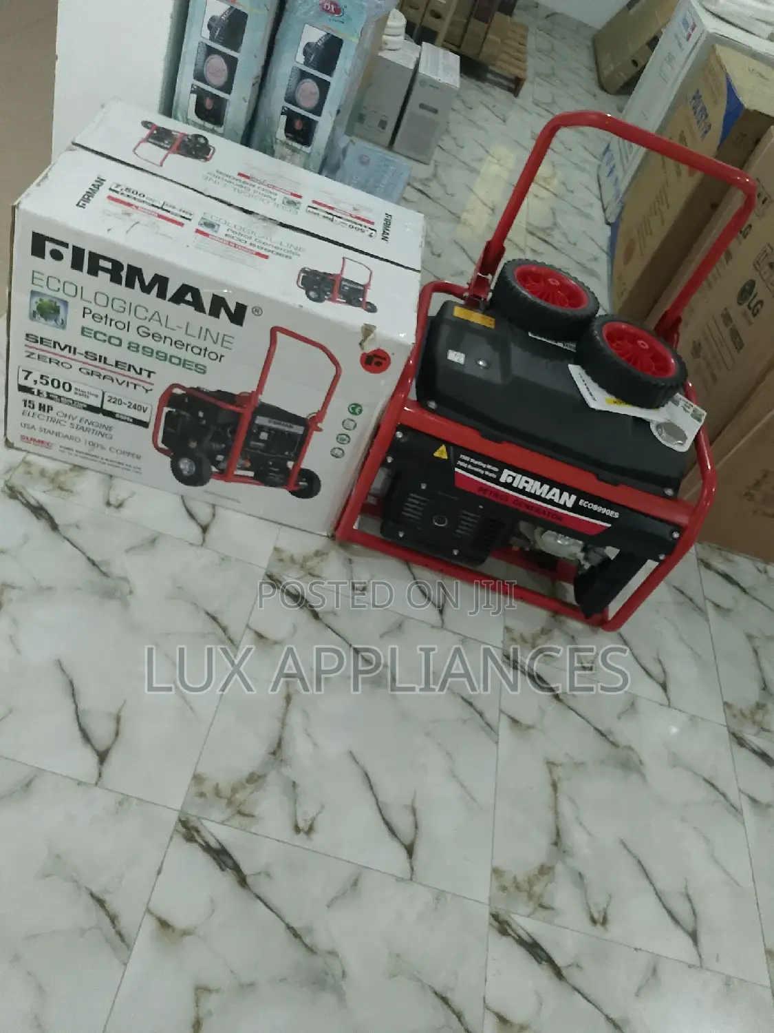 Eco 8990es Key Start Generator 6.5kva