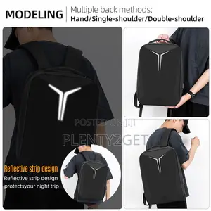 15.6" Oxford Hard Shell Backpack Laptop Bag Business Travel