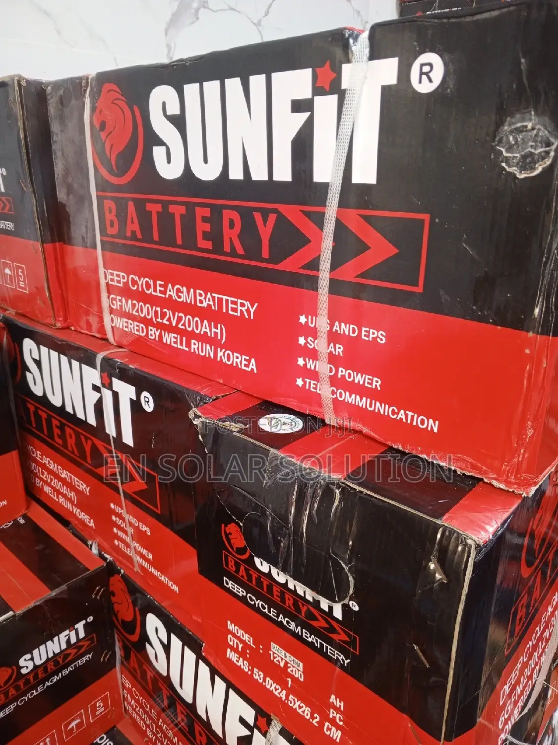 200ah Sunfit Dry Cell Battery Available Now