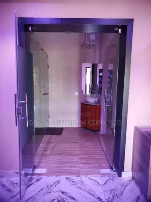 Frosted Glass Door Swing