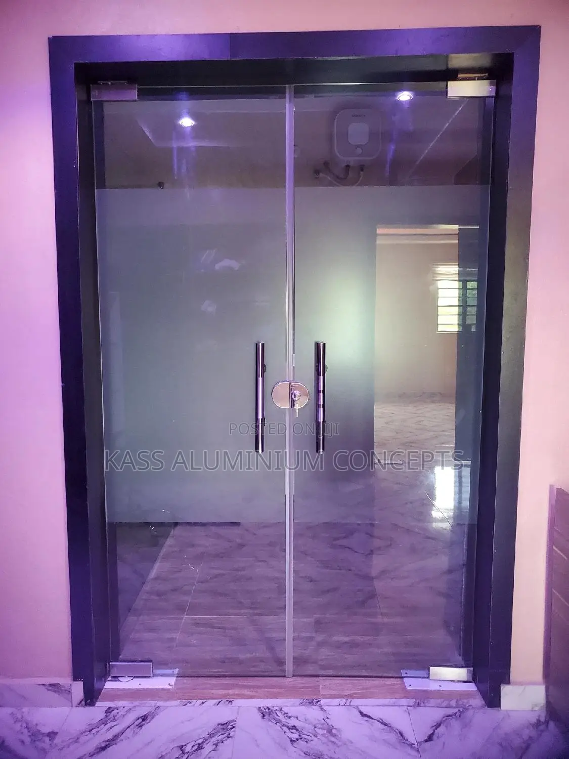 Frosted Glass Door Swing