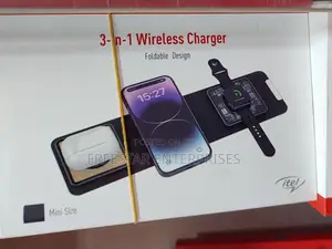 Photo - ITEL 3 in 1 Wireless Charger. Airpod, Phone Smart Watch.