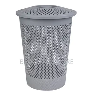Round Laundry Basket With Lid