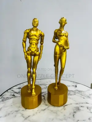 Sexy Robot Floating Figurine