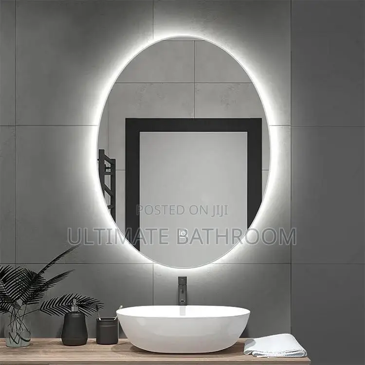 Oval 3lights Back Light Mirror