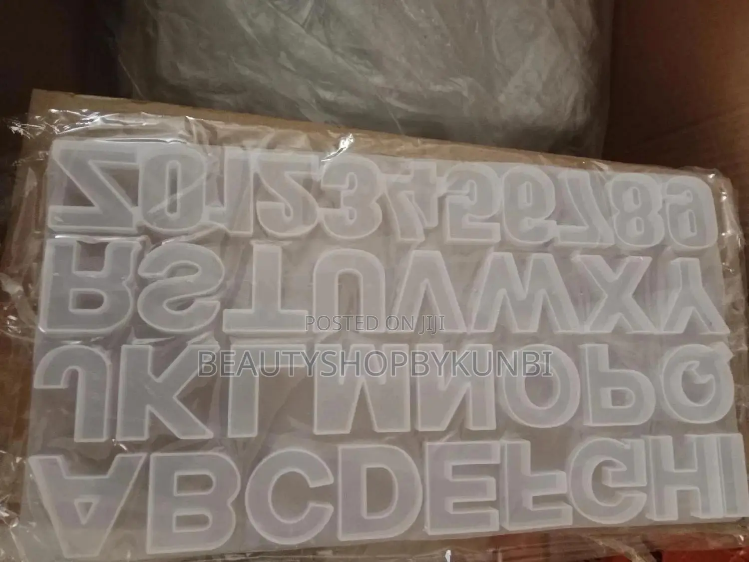 Epoxy Resin Alphabet Mold/Alpha Numeric Resin Mold
