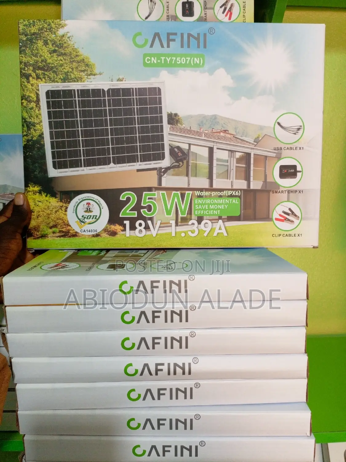 25W Cafini Solar Panel