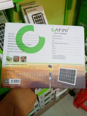 15W Cafini Solar Panel