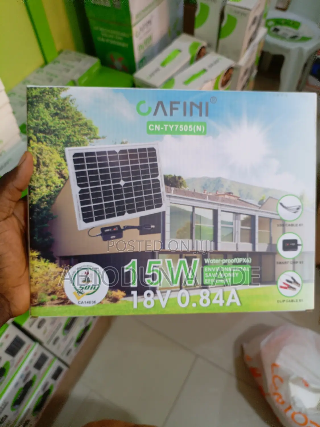15W Cafini Solar Panel