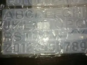 Epoxy Resin Alphabet Mold/Alpha Numeric Resin Mold