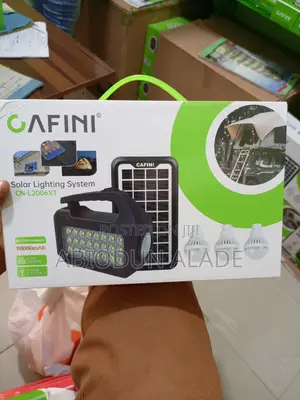 10,000mah Cafini Solar Lightening System