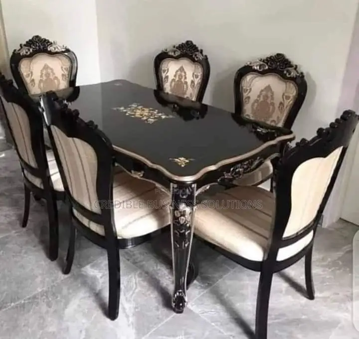 Dining Table Set With 6 Chairs