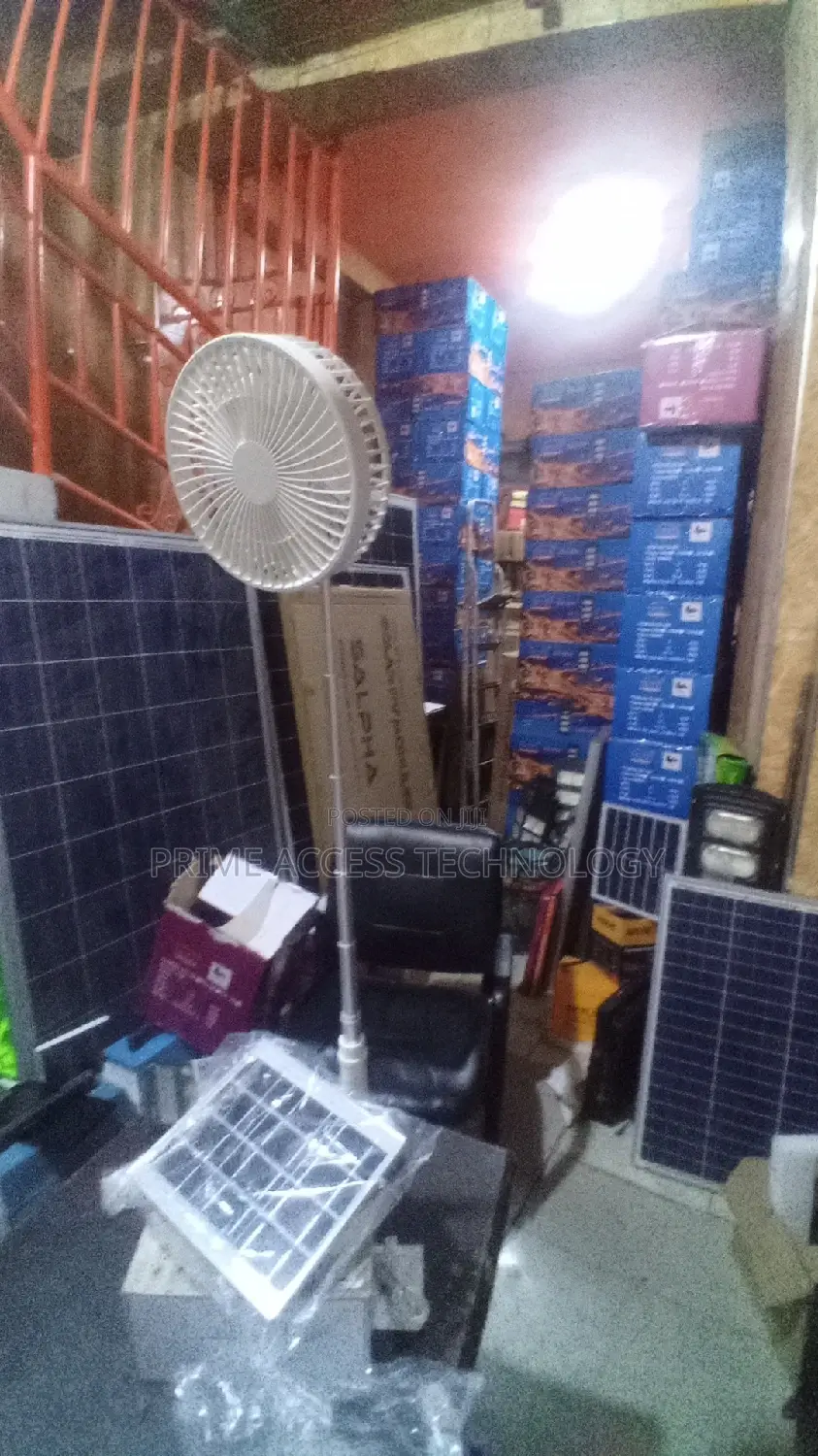 Solar Adjustable Table Fan