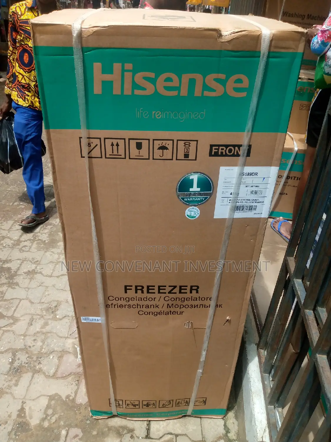 Hisense Upright Freezer Model RS 189 DR 49kg