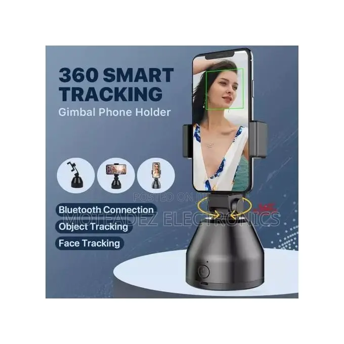 Rechargeable 360° Rotating Auto Focus Object Tracker Camera