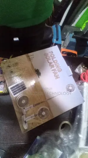 Folding Solar Energy Fan