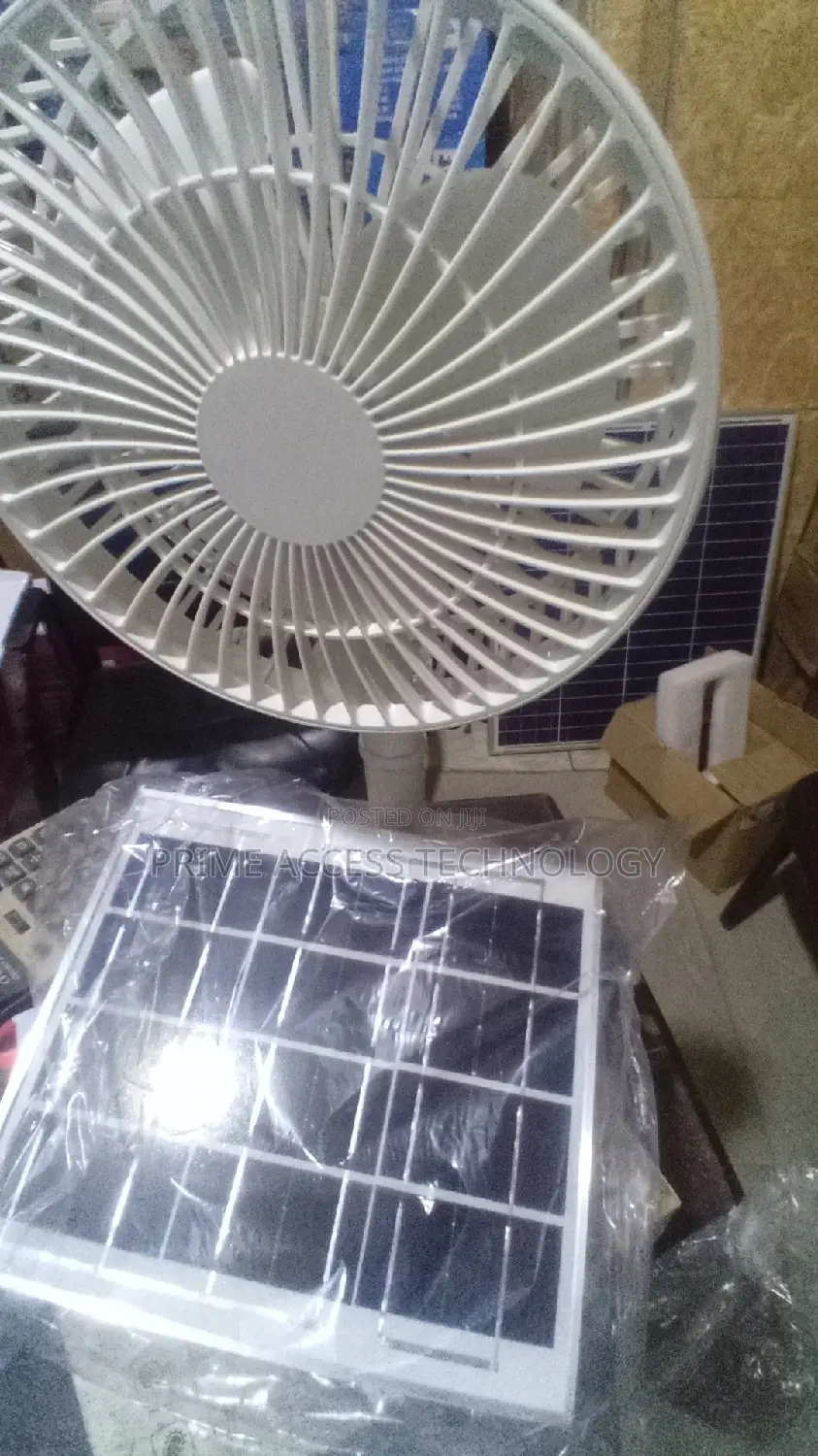 Folding Solar Energy Fan