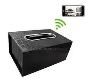 Tissue Box Hidden Camera