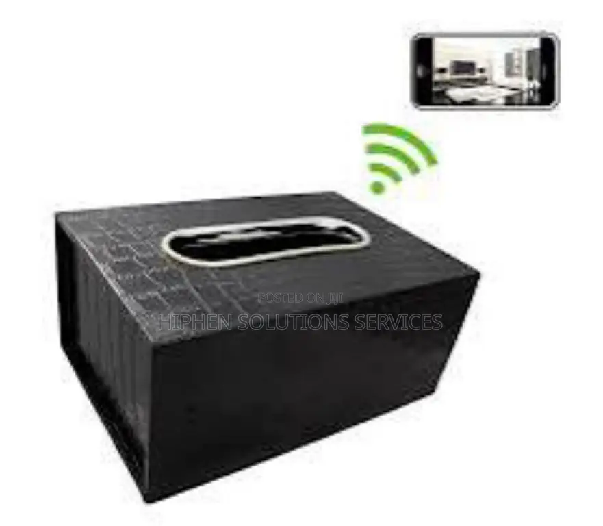 Tissue Box Hidden Camera