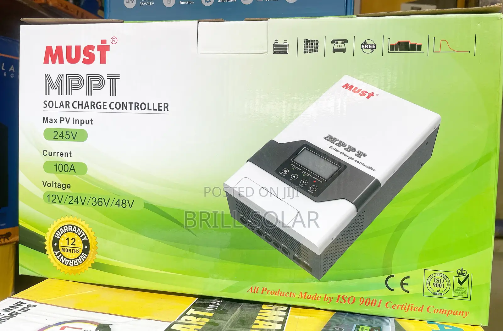 100a Must MPPT Solar Charge Controller