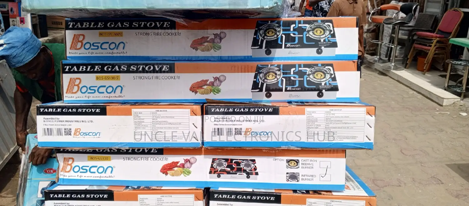 Boscon Glass Table Gas Cooker