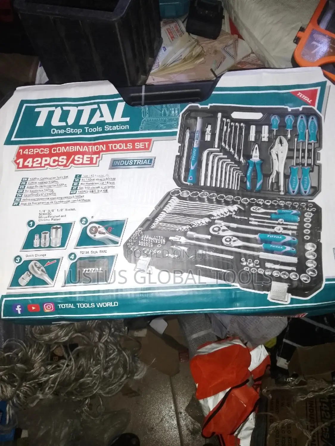 Set of Mechanical Tools, 142pcs