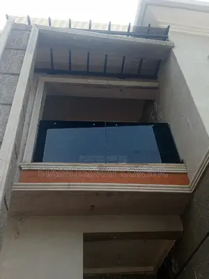 Dark Grey Glass Standard Railing