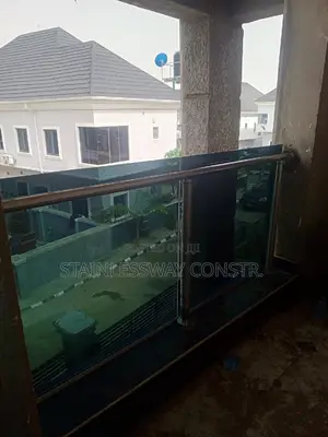 Dark Grey Glass Standard Railing