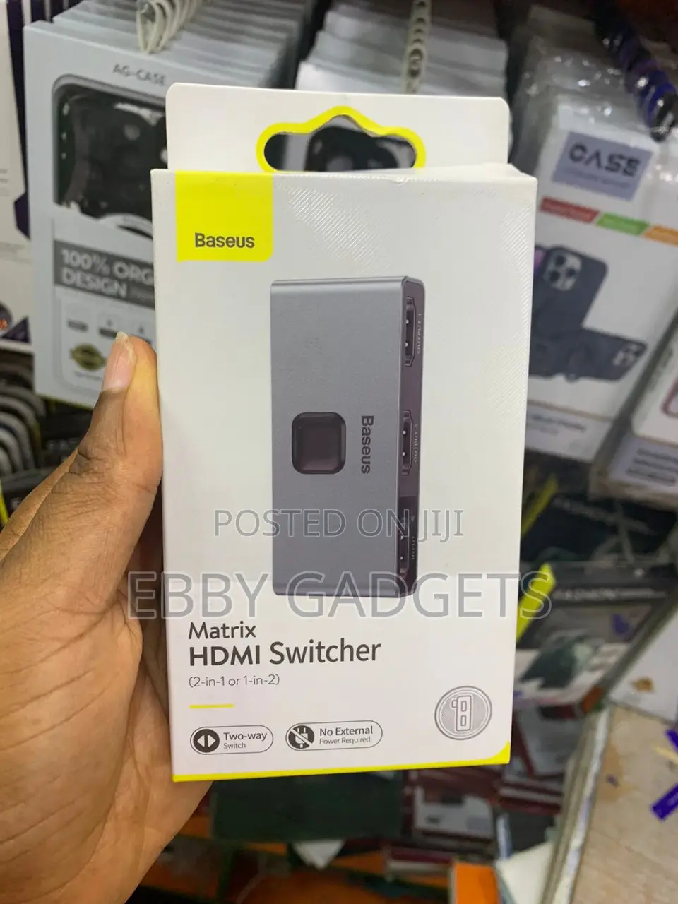 Baseus 2 in 1 Matrix HDMI Splitter - Space Grey