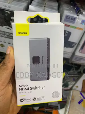 Baseus 2 in 1 Matrix HDMI Splitter - Space Grey