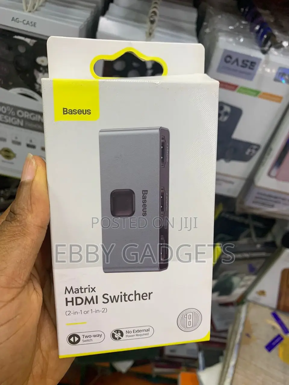Baseus 2 in 1 Matrix HDMI Splitter - Space Grey