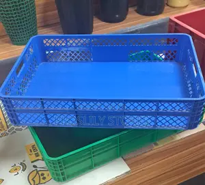 Half Crates Perforated 60 X 40cm X 11cm