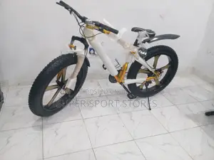 Gold Fat Tyre Bike
