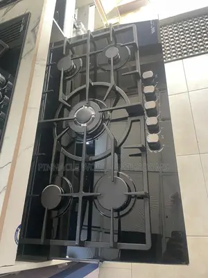 90cm 5burner Built in Gas With 8mm Glass