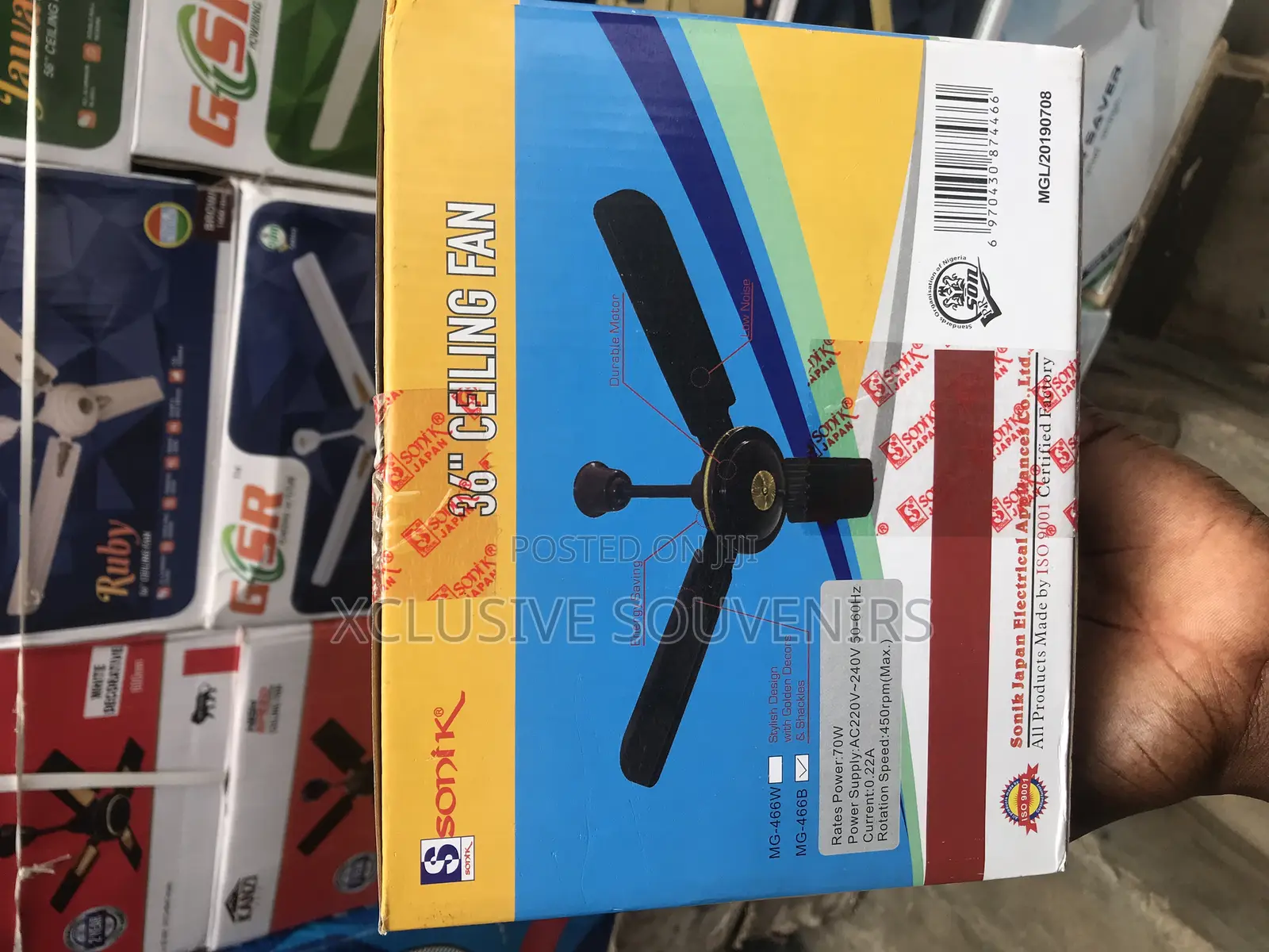 36inches Sonik Ceiling Fan