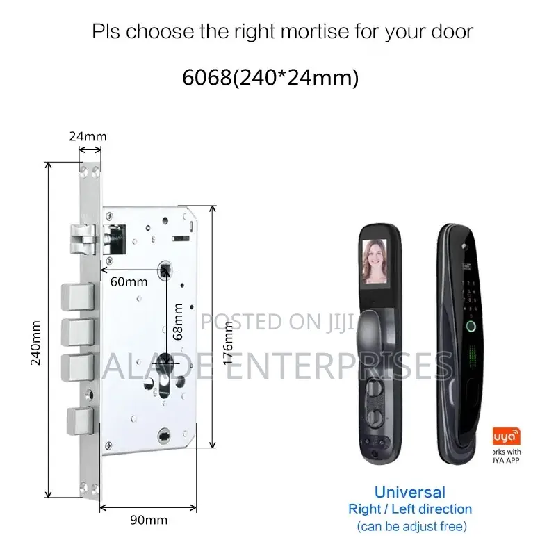 Safe Tuya Smart Key Lock With Digital Password