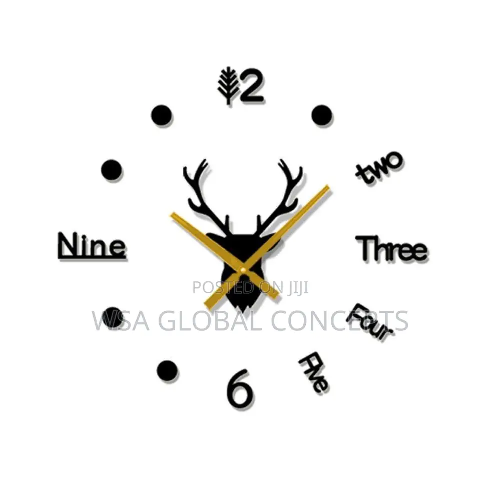 3D Wall Clock DIY