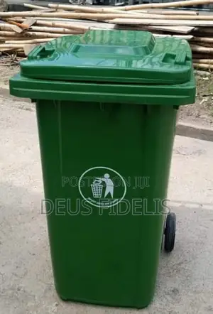 Refuse Bin With Tyres