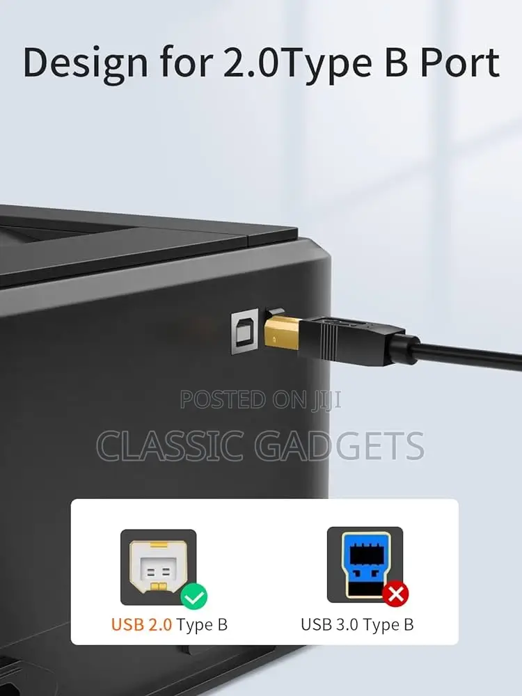 Type-C to Printer Cable 1.5m