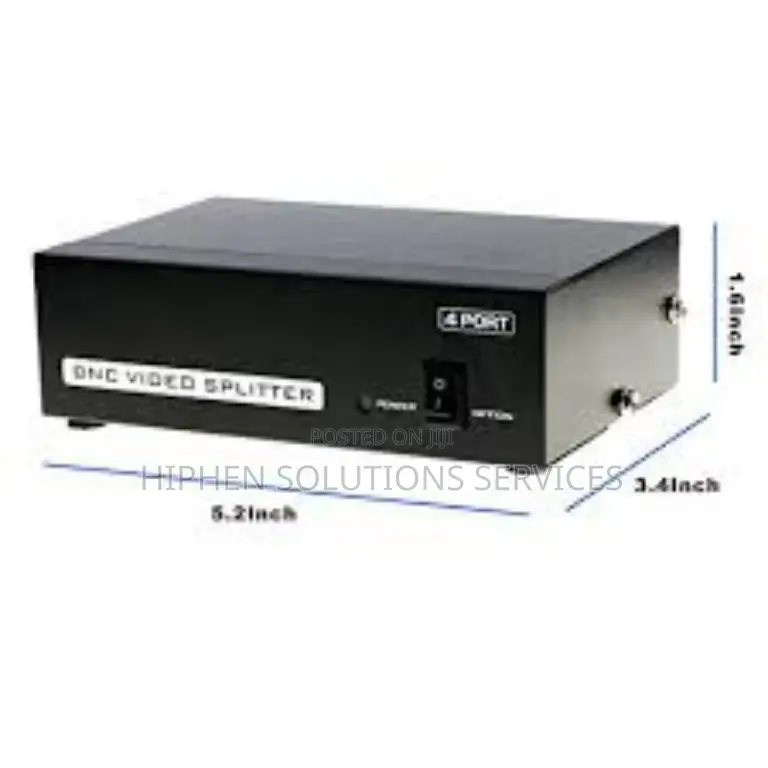 4-Ports BNC Video Splitter