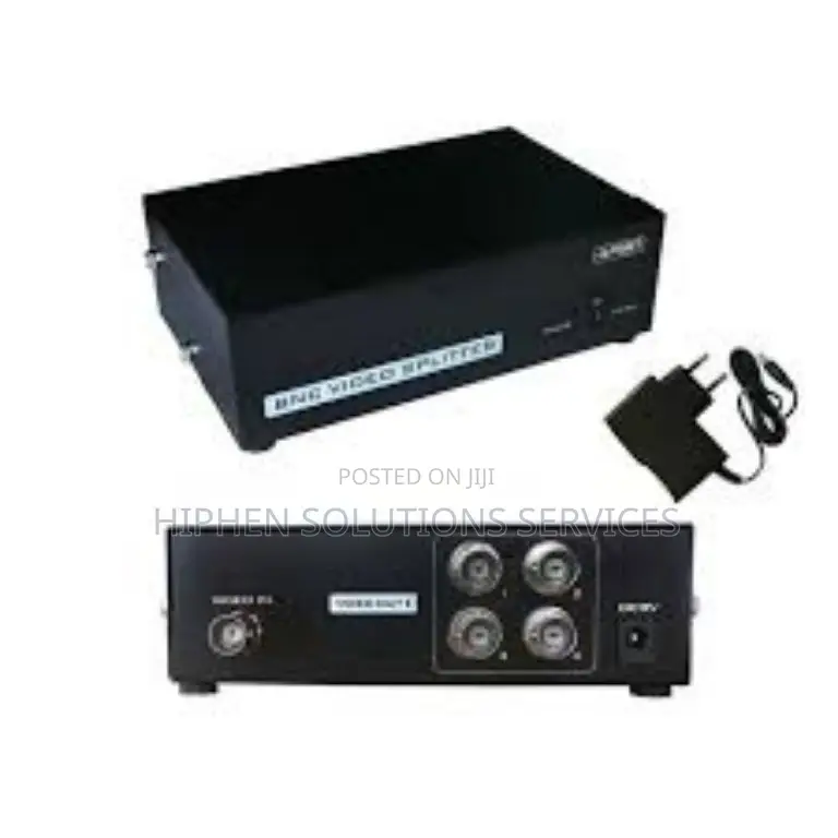 4-Port Active BNC Video Splitter Converter CCTV DVR Composit